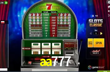 aa777: A Experiência de Casino com Jogos de Mesa ao Vivo